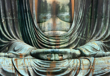 Hände eines Buddha