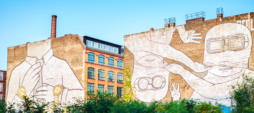 Mural in Kreuzberg, West Berlin
