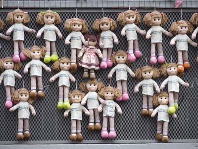 il muro delle bambole